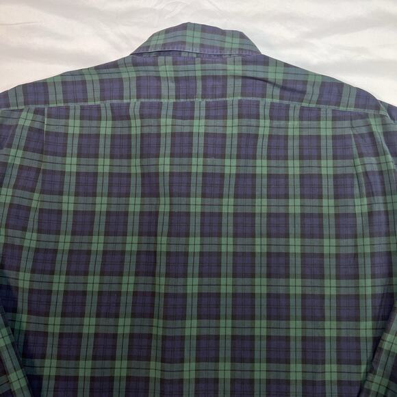 Polo Ralph Lauren Shirt Mens Size L Blackwatch Tartan Plaid Lowell Sport Cotton - Picture 10 of 14